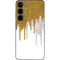 Paint Splatter Gold Galaxy S24 Skin