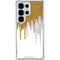 Paint Splatter Gold Galaxy S25 Ultra Clear Case