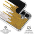 Paint Splatter Gold Galaxy S26 Clear Case
