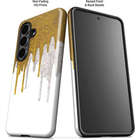 Paint Splatter Gold Galaxy S26 Impact Case