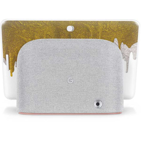 Paint Splatter Gold Google Home Hub Skin