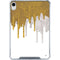 Paint Splatter Gold iPad 11th Gen (2025) Clear Case