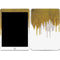 Paint Splatter Gold Apple iPad Skin