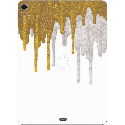 Paint Splatter Gold Apple iPad Air Skin
