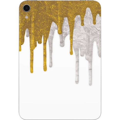 Paint Splatter Gold Apple iPad Mini Skin