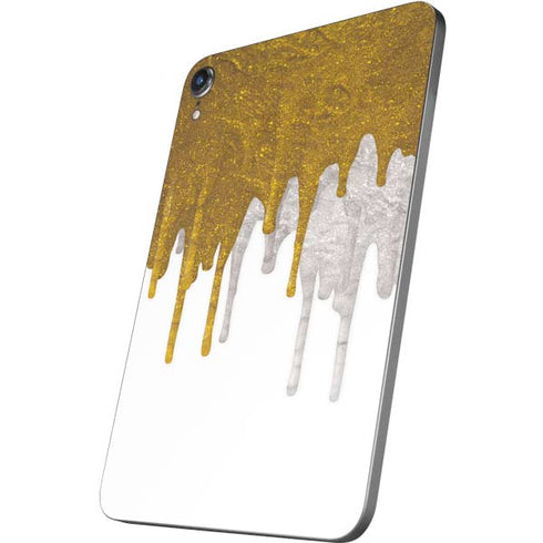 Paint Splatter Gold Apple iPad Mini Skin