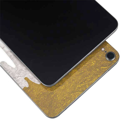 Paint Splatter Gold Apple iPad Mini Skin