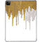 Paint Splatter Gold iPad Pro 11in (2024) Clear Case