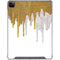 Paint Splatter Gold iPad Cases