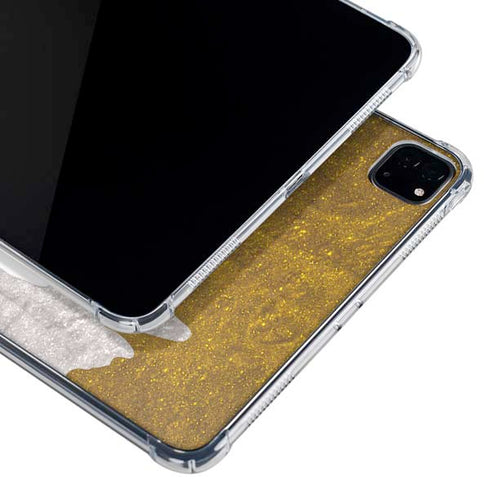 Paint Splatter Gold iPad Cases