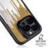Paint Splatter Gold iPhone 13 Pro Kickstand Case
