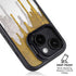Paint Splatter Gold iPhone 14 Kickstand Case