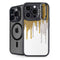 Paint Splatter Gold iPhone 14 Pro Kickstand Case
