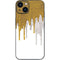 Paint Splatter Gold iPhone Skins