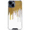 Paint Splatter Gold iPhone 15 Clear Case