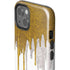 Paint Splatter Gold iPhone 15 Impact Case