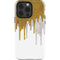 Paint Splatter Gold iPhone 15 Pro Impact Case