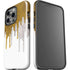 Paint Splatter Gold iPhone 15 Pro Impact Case