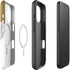 Paint Splatter Gold iPhone 16 Magsafe Impact Case