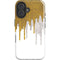 Paint Splatter Gold iPhone 16 Plus Impact Case