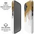 Paint Splatter Gold iPhone 16 Plus Magsafe Impact Case