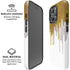 Paint Splatter Gold iPhone 16 Pro Magsafe Impact Case