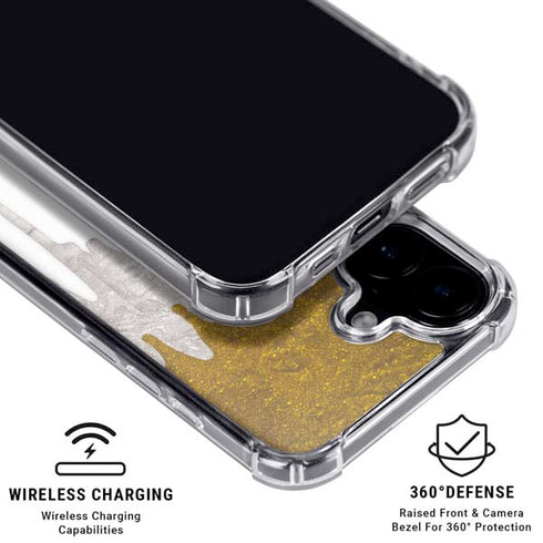 Paint Splatter Gold iPhone 17 MagSafe Case