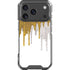 Paint Splatter Gold iPhone 18 Pro Clear Case