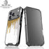 Paint Splatter Gold iPhone 18 Pro Clear Case