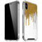 Paint Splatter Gold iPhone X/XS Clear Case