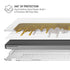 Paint Splatter Gold MacBook Pro 14in (2021-24) Case plus Skin