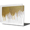 Paint Splatter Gold MacBook Cases