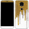 Paint Splatter Gold Moto E5 Plus Skin