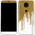 Paint Splatter Gold Moto E5 Plus Skin