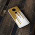 Paint Splatter Gold Moto E5 Plus Skin