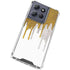Paint Splatter Gold Moto G 5G (2025) Clear Case