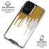 Paint Splatter Gold Moto G Power 5G (2024) Clear Case