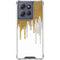 Paint Splatter Gold Moto G Stylus 5G (2025) Clear Case