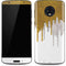 Paint Splatter Gold Moto G6 Skin