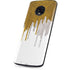 Paint Splatter Gold Moto G6 Skin