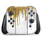Paint Splatter Gold Nintendo Switch (2017-2021) Joy-Con Controller Skin
