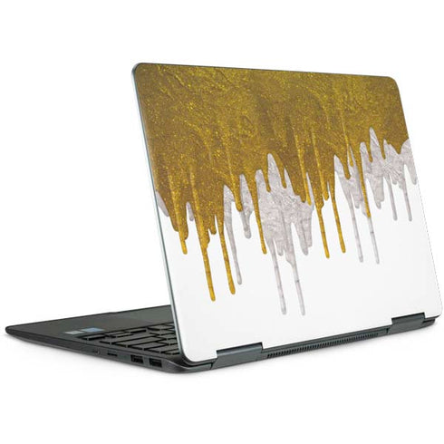 Paint Splatter Gold Notebook 9 Pro 13in (2017) Skin