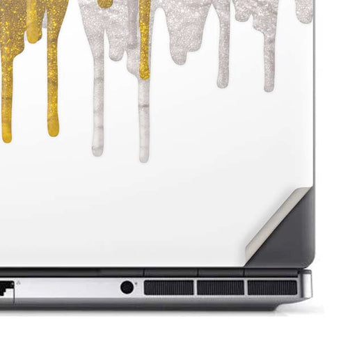 Paint Splatter Gold Dell Precision Skin