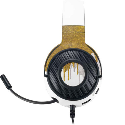 Paint Splatter Gold Razer Kraken X Skin