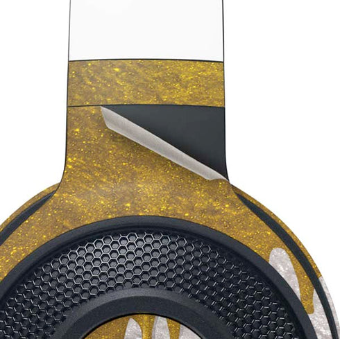 Paint Splatter Gold Razer Kraken X Skin