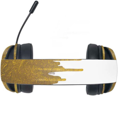 Paint Splatter Gold Razer Kraken X Skin