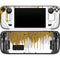 Paint Splatter Gold Steam Deck Handheld Gaming Computer OLED Skin