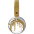 Paint Splatter Gold Surface Headphones Skin