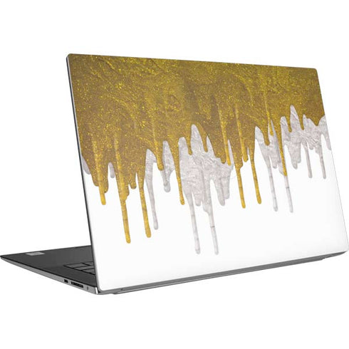 Paint Splatter Gold Dell XPS Skin