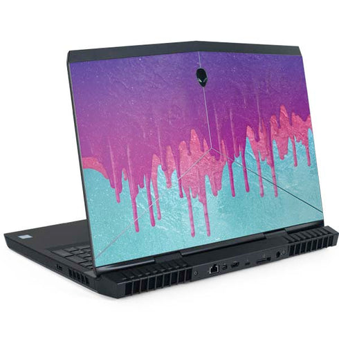 Paint Splatter Purple Dell Alienware Skin